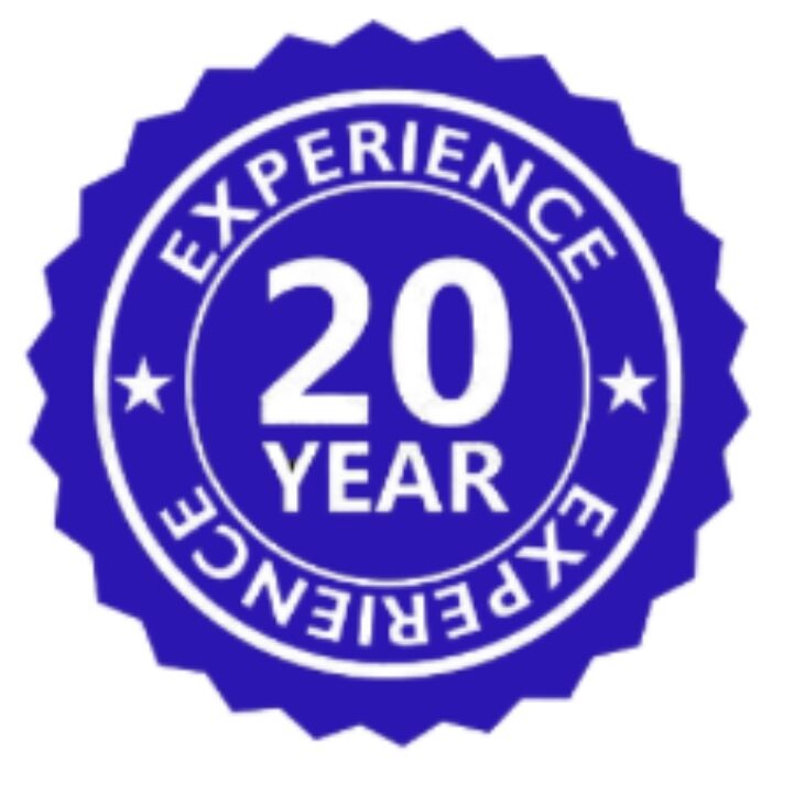 20 Years Experience